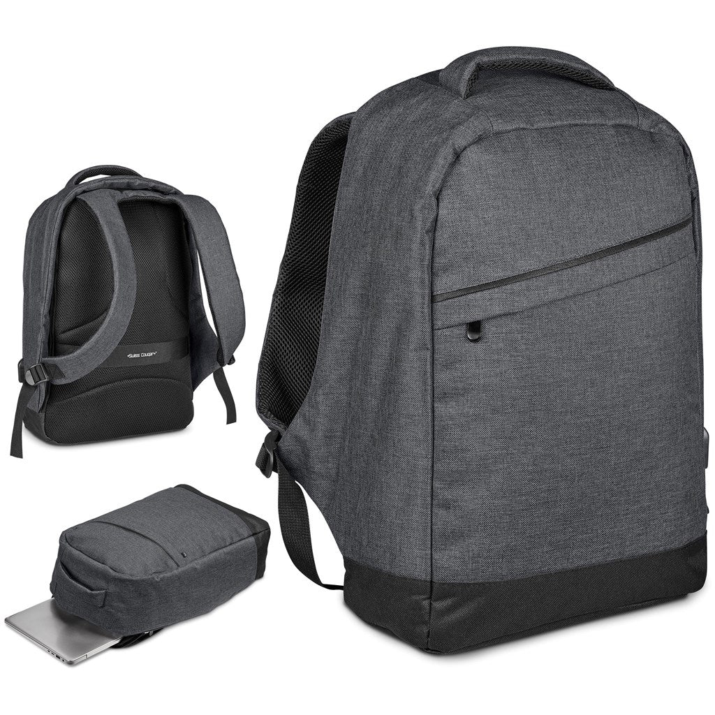 Swiss Cougar Munich Anti-Theft Laptop Backpack ZA Anti-Theft Bags,Laptop Backpacks Mirelle Leather and Lifestyle