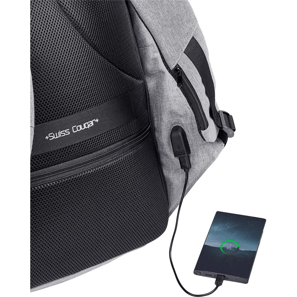 Swiss Cougar Palencia Anti-Theft Laptop Backpack ZA Bags,Anti-Theft Bags,Laptop Backpacks,Ideas for Work,Bags Mirelle Leather and Lifestyle