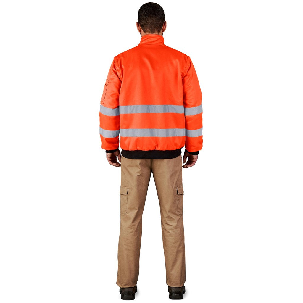 Techno Padded Hi-Viz Reflective Bunny Jacket Mirelle Leather and Lifestyle