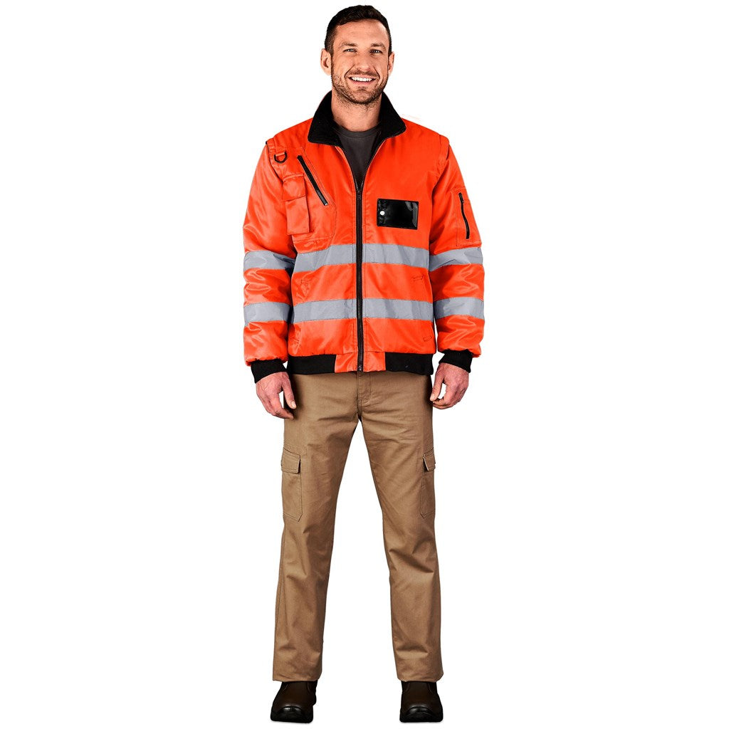 Techno Padded Hi-Viz Reflective Bunny Jacket Mirelle Leather and Lifestyle