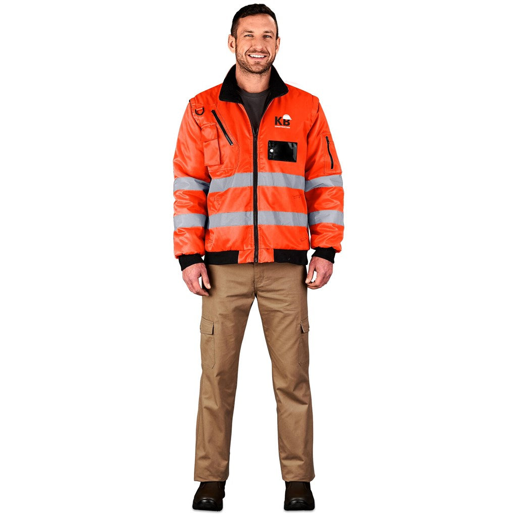 Techno Padded Hi-Viz Reflective Bunny Jacket Mirelle Leather and Lifestyle