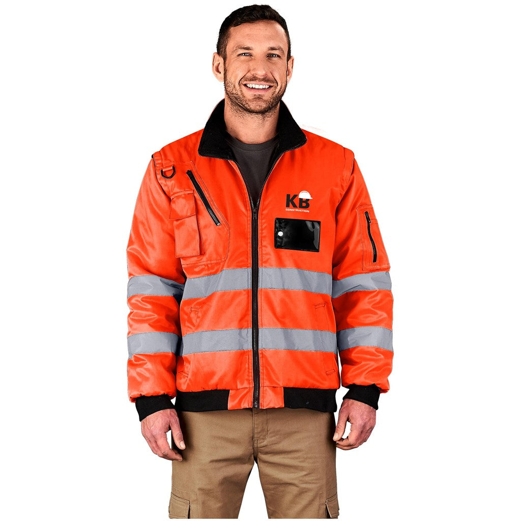 Techno Padded Hi-Viz Reflective Bunny Jacket Mirelle Leather and Lifestyle
