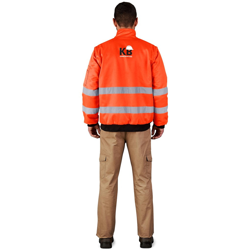 Techno Padded Hi-Viz Reflective Bunny Jacket Mirelle Leather and Lifestyle