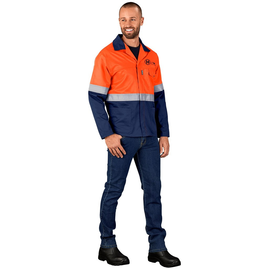 Traffic Premium Two-Tone Hi-Viz Reflective Jacket Mirelle Leather and Lifestyle
