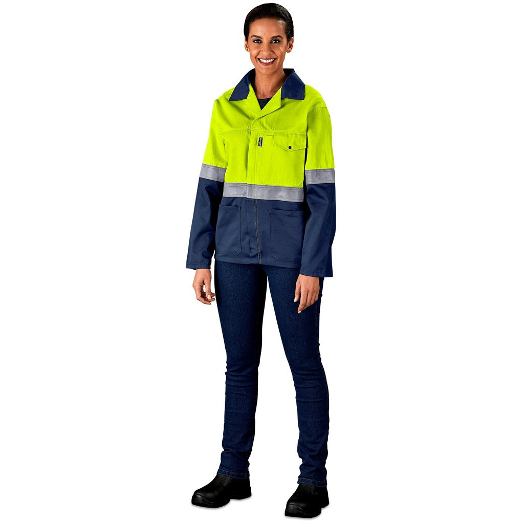 Traffic Premium Two-Tone Hi-Viz Reflective Jacket Mirelle Leather and Lifestyle
