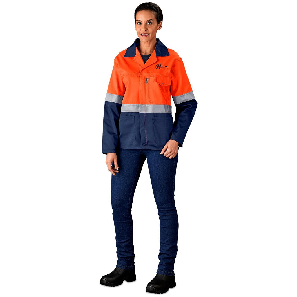 Traffic Premium Two-Tone Hi-Viz Reflective Jacket Mirelle Leather and Lifestyle