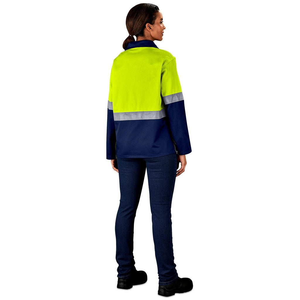 Traffic Premium Two-Tone Hi-Viz Reflective Jacket Mirelle Leather and Lifestyle