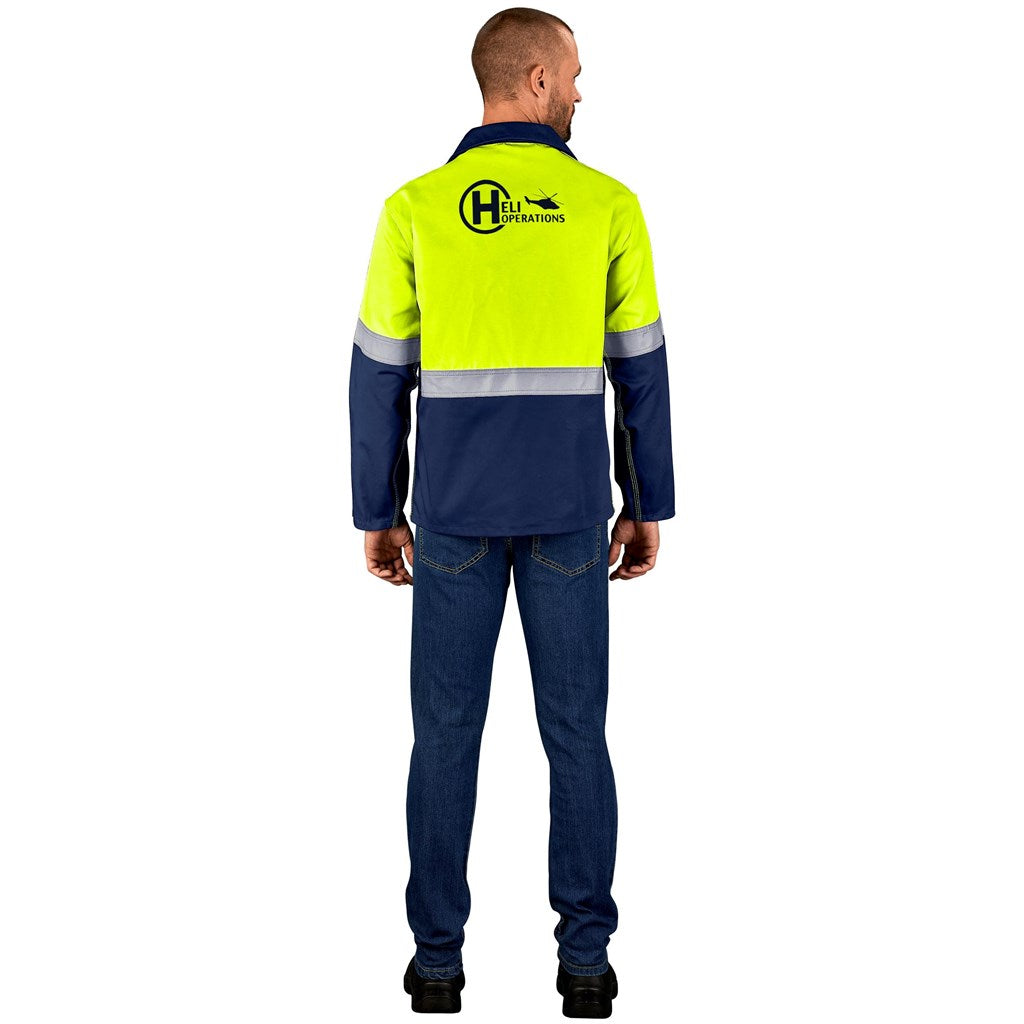 Traffic Premium Two-Tone Hi-Viz Reflective Jacket Mirelle Leather and Lifestyle