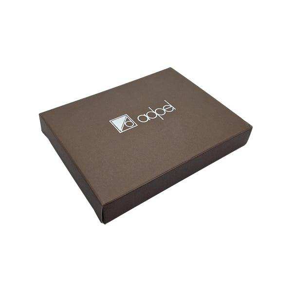 Tri Fold Card Holder with Bank Note Section - Genuine Leather ZA Wallet Mirelle Leather and Lifestyle