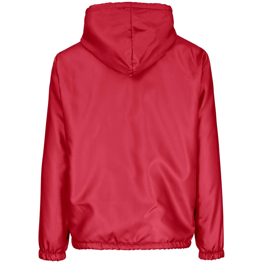 Unisex Alti-Mac Fleece Lined  Jacket - Red Mirelle Leather and Lifestyle