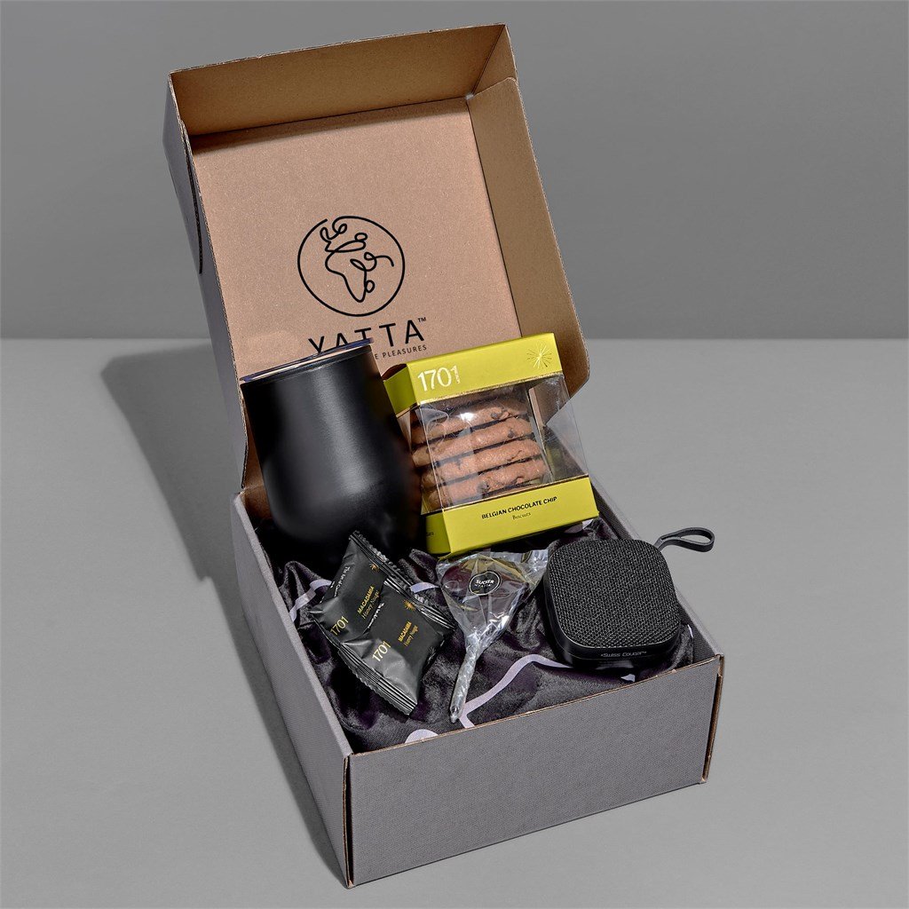 Yatta Beat Box Hamper ZA Unisex Hampers,Tech Hampers Mirelle Leather and Lifestyle