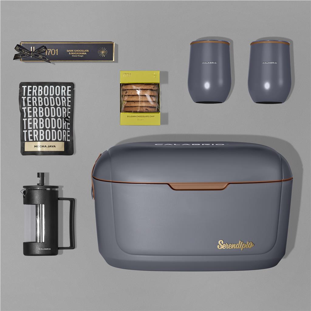 Yatta Cuppa Charm Hamper ZA Premium Hampers,Outdoor Hampers,Coffee Hampers Mirelle Leather and Lifestyle