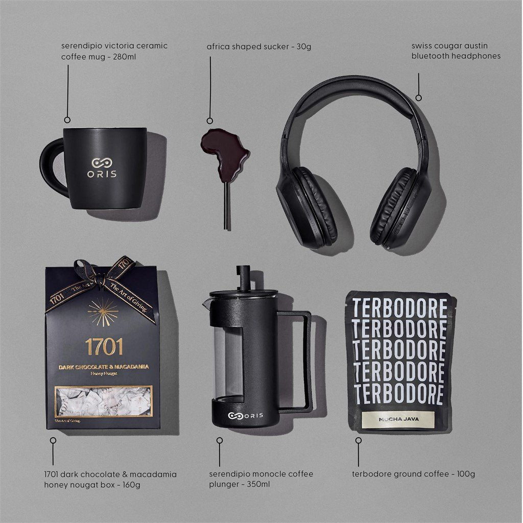 Yatta Hampin Hot Hamper ZA Unisex Hampers,Coffee Hampers,Tech Hampers Mirelle Leather and Lifestyle