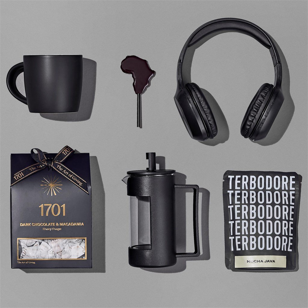 Yatta Hampin Hot Hamper ZA Unisex Hampers,Coffee Hampers,Tech Hampers Mirelle Leather and Lifestyle