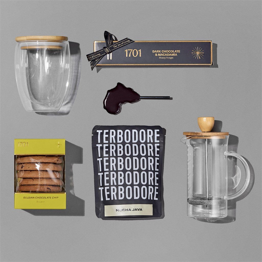 Yatta Premium Pleasures Hamper ZA Unisex Hampers,Coffee Hampers Mirelle Leather and Lifestyle