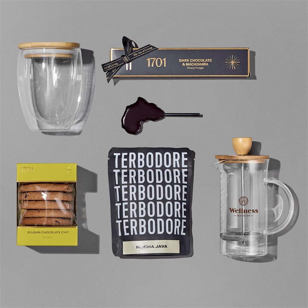Yatta Premium Pleasures Hamper ZA Unisex Hampers,Coffee Hampers Mirelle Leather and Lifestyle