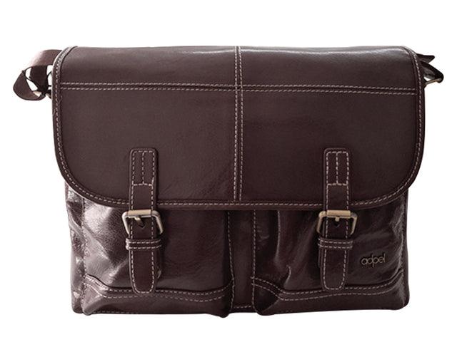 Genuine Leather Trendy Messenger Laptop Bag - Mirelle Leather and Lifestyle