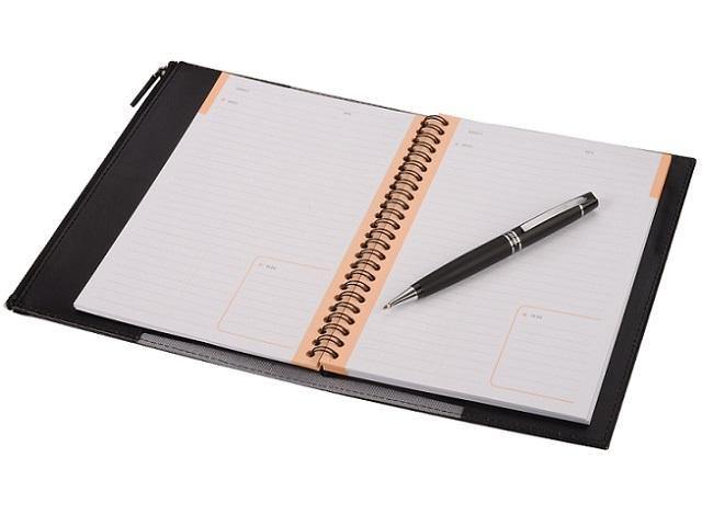 Genuine Leather A5 Notebook Cover - Black - Mirelle Leather and Lifestyle