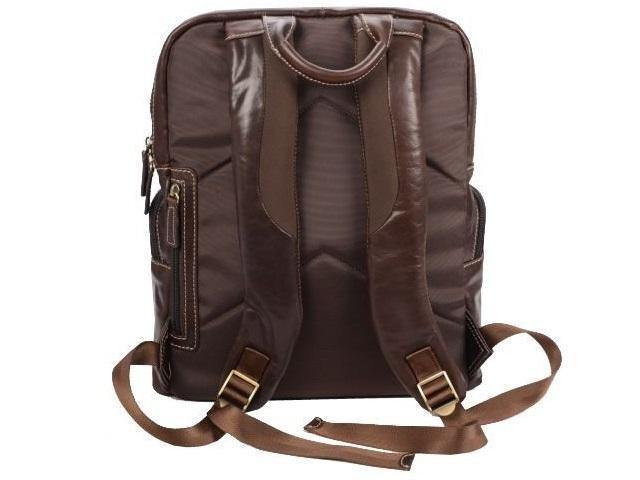 Adpel Genuine Leather Day Tripper 15.4 Laptop Backpack - Brown - Mirelle Leather and Lifestyle
