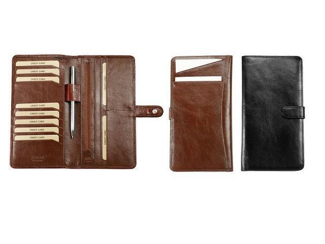 Adpel Slimline Travel Wallet - Brown - Mirelle Leather and Lifestyle