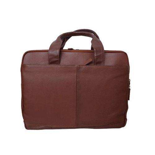 Bermuda Genuine Leather Computer Laptop Bag - Brown - MIRELLE Leather and Lifestyle