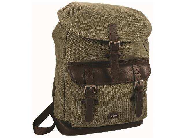 Canvas And Leather Backpack - MIRELLE Leather and Lifestyle