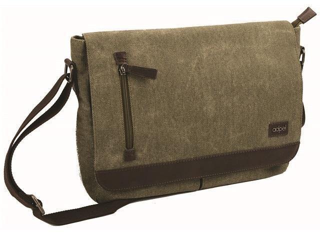 Canvas And Leather Shoulder Laptop Bag - Mirelle Leather and Lifestyle