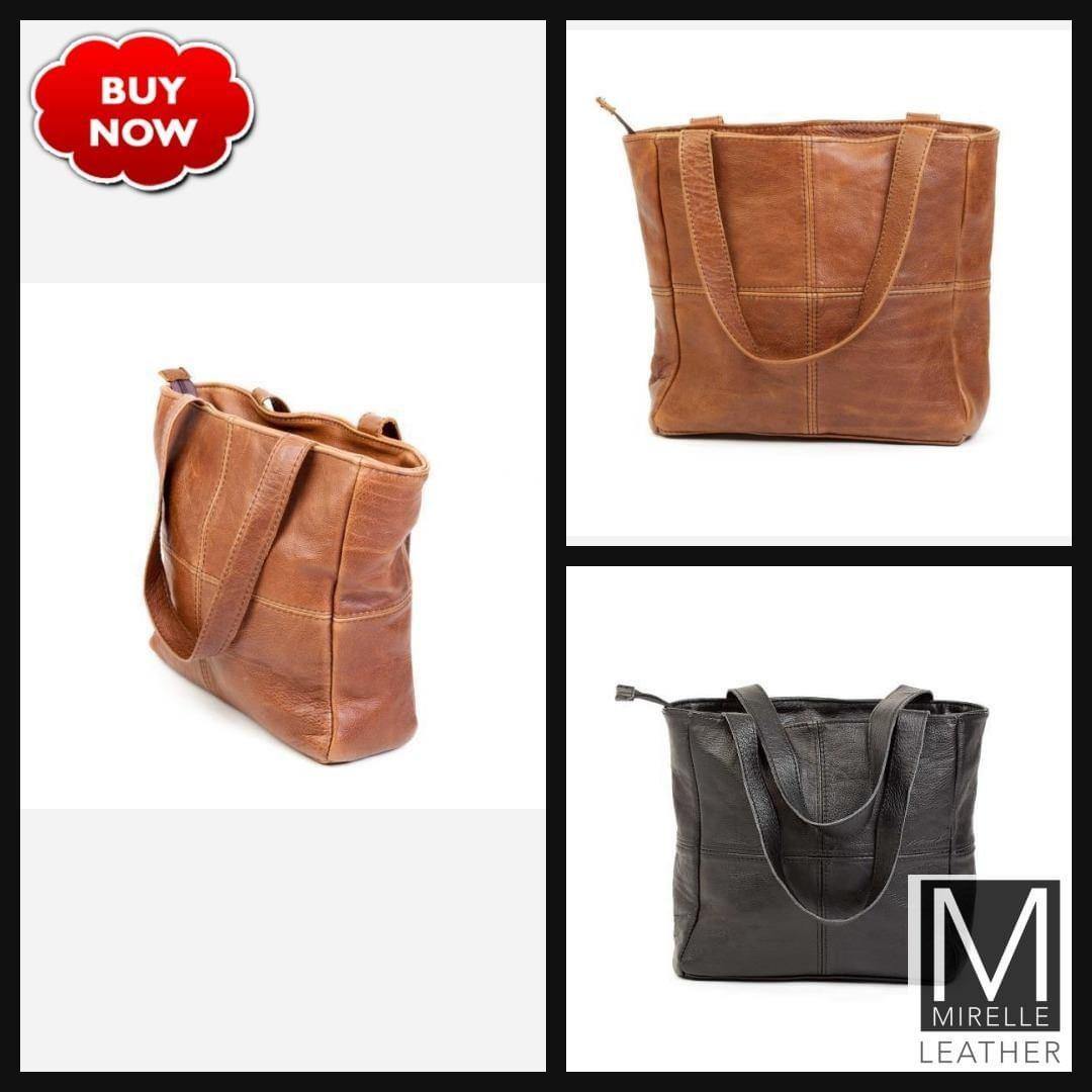 Mirelle Leather Classic Shopper Handbag and Ladies Wallet - Combo - Mirelle Leather and Lifestyle