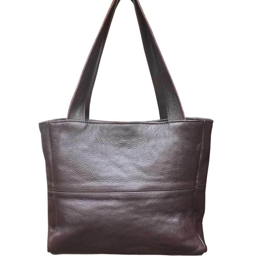 Mirelle Leather Shopper (Outside Zip) And Ladies Wallet - Combo - Mirelle Leather and Lifestyle