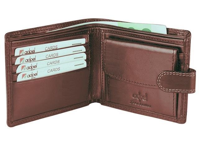 Genuine Leather with Coin Holder and Tab Closure - Mirelle Leather and Lifestyle
