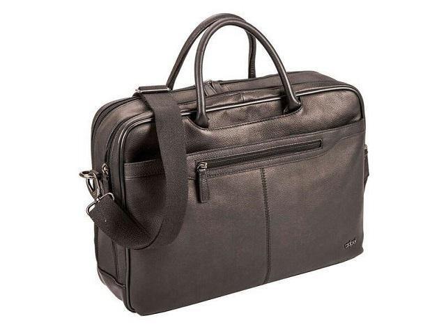 Adpel Broadway Leather 15" Laptop Bag - Black - Mirelle Leather and Lifestyle