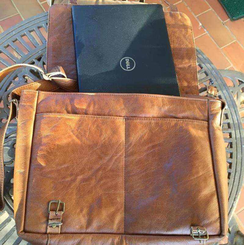Genuine Leather Classic Office Laptop Bag | MIRELLE ZA Laptop Bag Mirelle Leather and Lifestyle