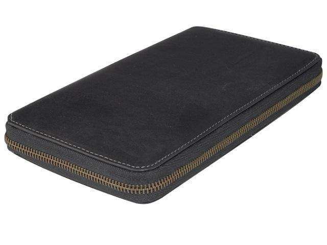 Genuine Leather Dakota Travel Wallet | Zipped Closure | Passport Holder - MIRELLE Leather and Lifestyle