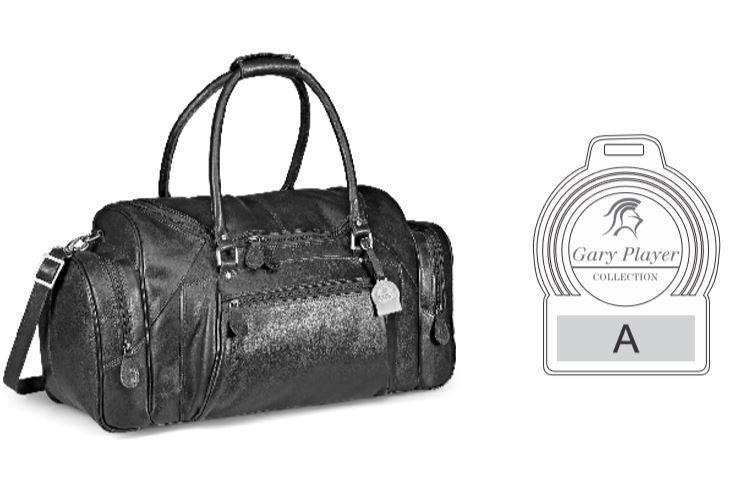 Gary Player Elegant Leather Weekend Bag - Black - Mirelle Leather and Lifestyle