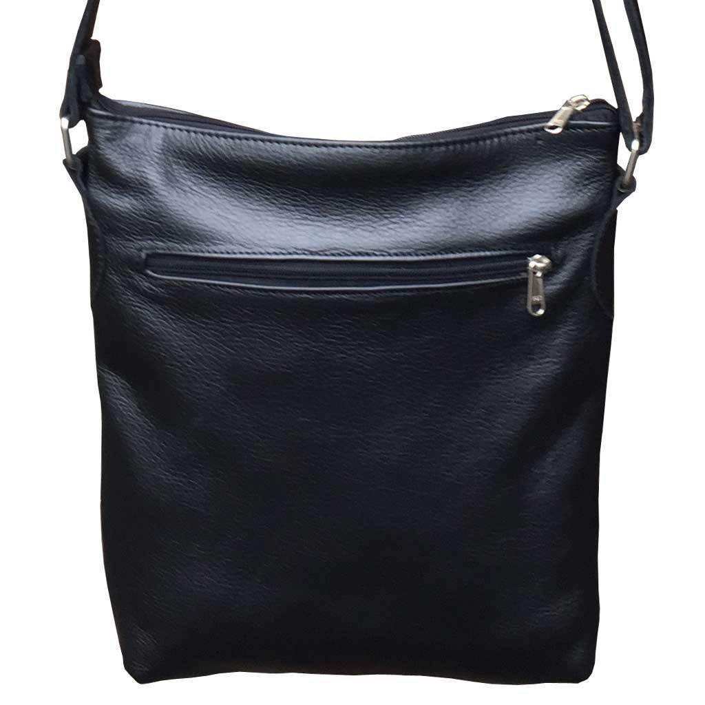 Genuine Leather Ladies Leather Everyday Messenger Handbag | MIRELLE ZA Crossbody Handbag Mirelle Leather and Lifestyle