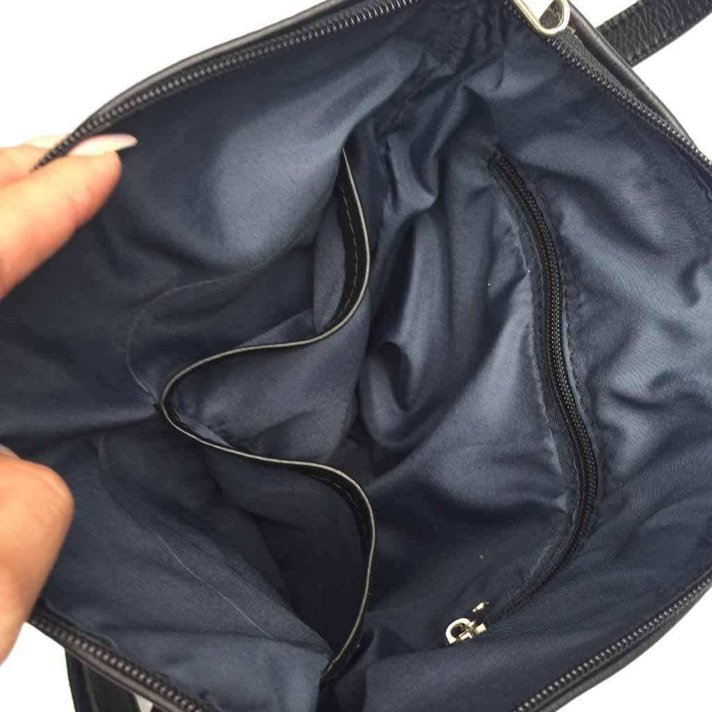 Genuine Leather Ladies Leather Everyday Messenger Handbag | MIRELLE ZA Crossbody Handbag Mirelle Leather and Lifestyle