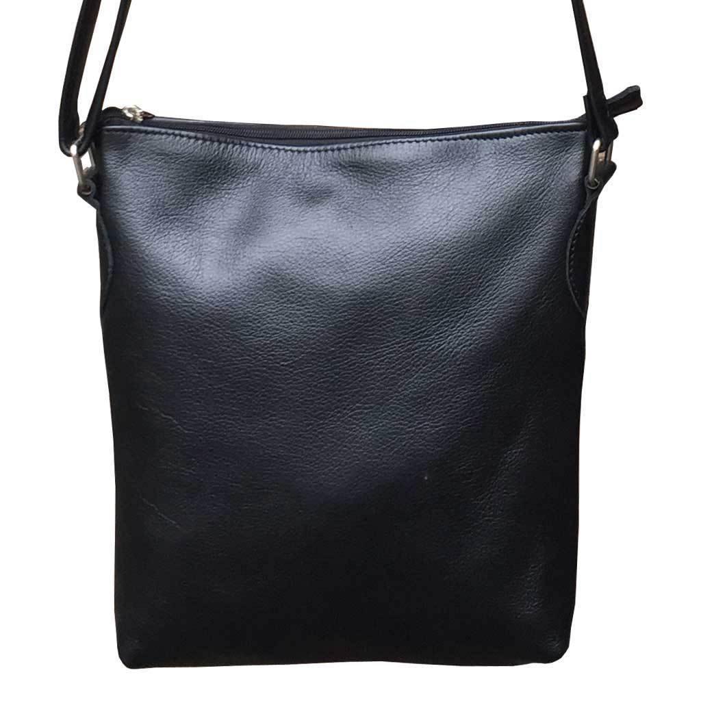 Genuine Leather Ladies Leather Everyday Messenger Handbag | MIRELLE ZA Crossbody Handbag Mirelle Leather and Lifestyle