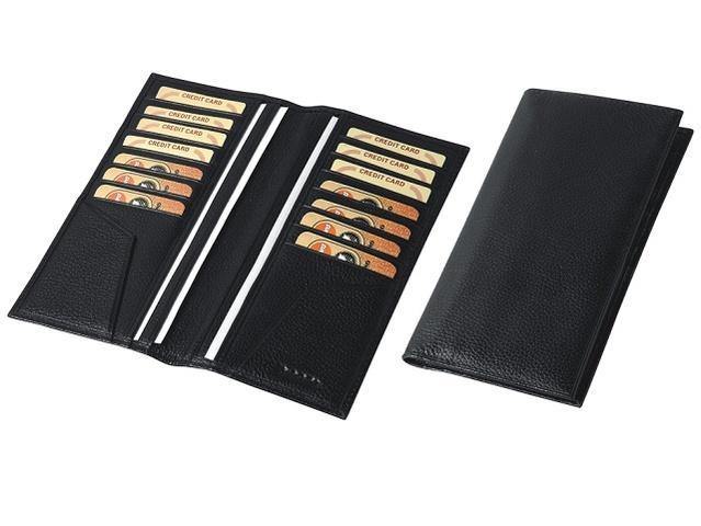Genuine Leather Long Slim Credit Card Holder - Mirelle Leather and Lifestyle