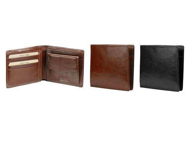 Genuine Leather Mens Wallet with Coin Holder - MIRELLE Leather and Lifestyle