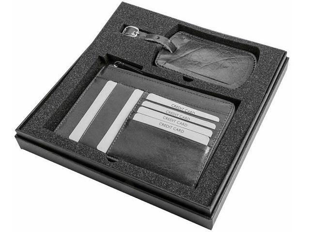 Genuine Leather Passport Holder and Luggage Tag - Gift Set ZA Passport Holder Mirelle Leather and Lifestyle