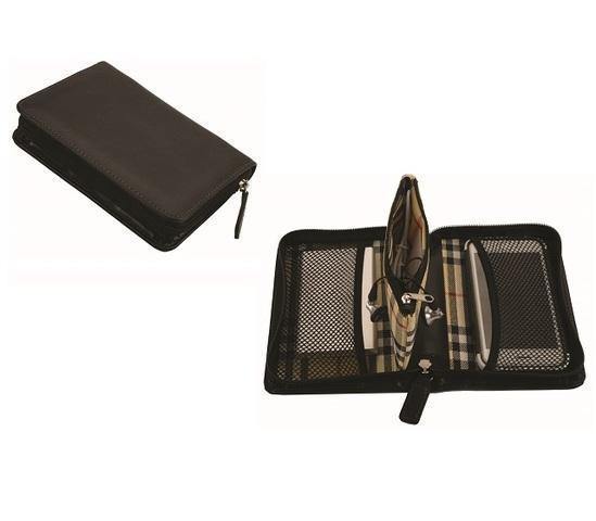 Genuine Leather Tech Utility Compartment Case - Mirelle Leather and Lifestyle