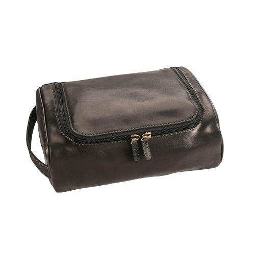 Genuine Leather Travel Kit - Toiletry Bag - Black | MIRELLE ZA Toiletry Bag Mirelle Leather and Lifestyle