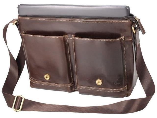 Genuine Leather Trendy Messenger Laptop Bag - Mirelle Leather and Lifestyle