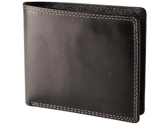 Genuine Leather Wallet Notes and Cards - No Coin Holder - Black ZA Leather Wallet Mirelle Leather and Lifestyle