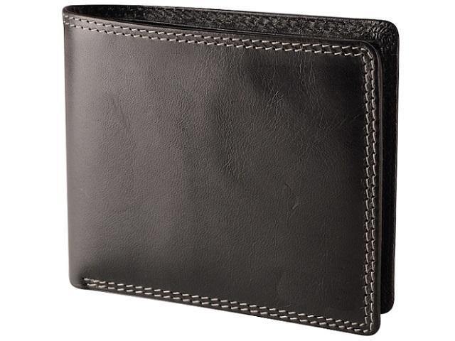 Genuine Leather Wallet Notes and Cards - No Coin Holder - Black - Mirelle Leather and Lifestyle