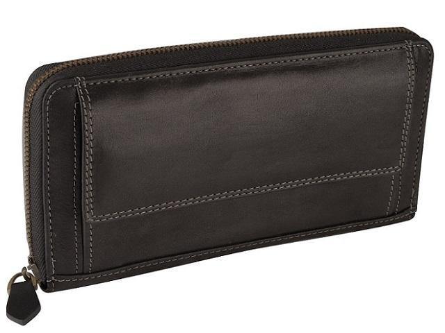 Genuine Leather Zip Closure Purse - Mirelle Leather and Lifestyle