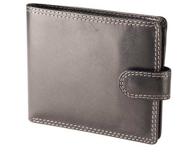 Genuine Leather Wallet with Notes, 7 Credit Cards & Coin Holder - Black - MIRELLE Leather and Lifestyle