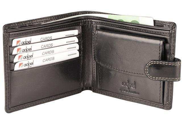 Leather Bifold Mens Wallet with Coin Holder and Tab Closure | MIRELLE - South Africa - Mirelle Leather and Lifestyle