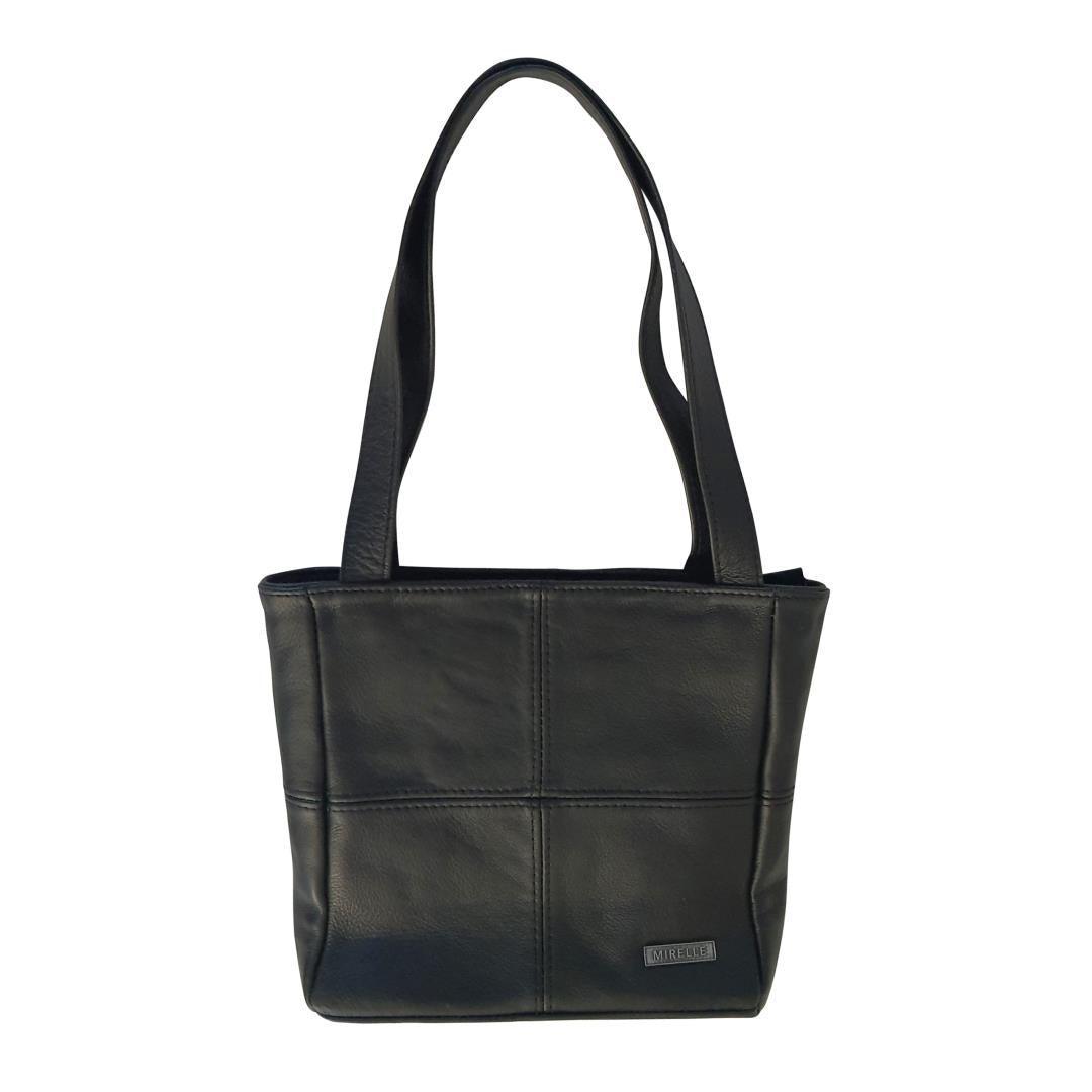 Leather Classic Shopper Handbag - Small | MIRELLE ZA Handbag Mirelle Leather and Lifestyle