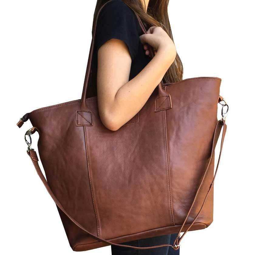 Leather Laptop Tote Handbag - Fits 15 inch Laptop | MIRELLE ZA Laptop Bag Mirelle Leather and Lifestyle